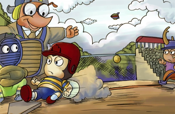 Play Ball - Home base slide - Bugville Critters Digital Download